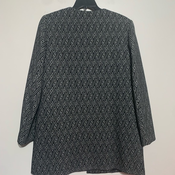 Kasper knit open-front jacket or blazer Large - Picture 4 of 7